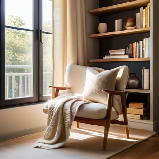 Mastering Small Space Reading Corner Ideas shelves.