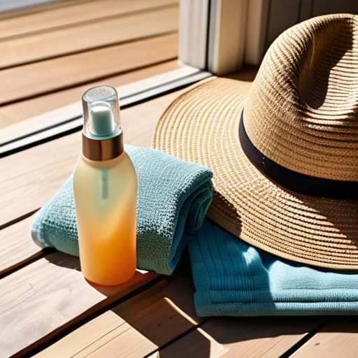 The Ultimate Beach Bag Essentials Checklist items.