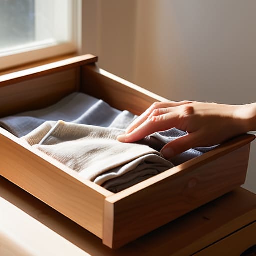 Decluttering one drawer at a time to avoid burnout.