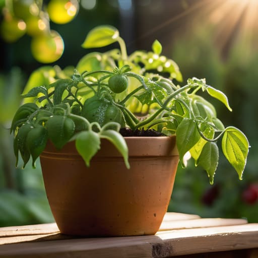 Gardener collecting tomatoes during The Final Harvest.