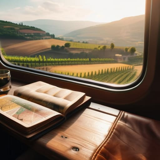 European train journey: The Road is Waiting.
