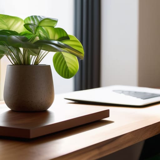 Minimalist home office: The Space to Breathe.